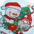 Karikatür Noel Baba 5d elmas boyama dekoratif boyama