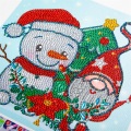 Dessin animé Santa Claus 5D peinture de peinture décorative