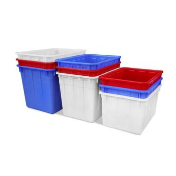 Nesting Plastic Crates for Efficient Moving and Agricultural Use