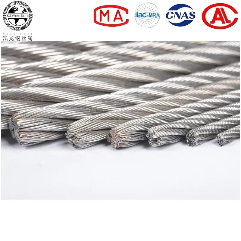 304 Stainless Steel Wire Rope for Lifting and Slings