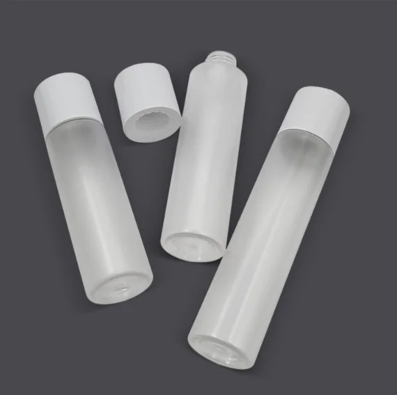 150 ml durchscheinende gefrorene Kosmetikflasche für Toner plastische kosmetische Flasche