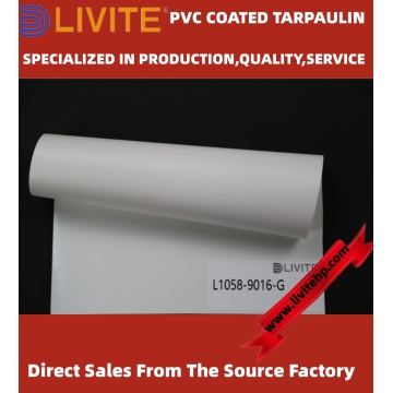 Livite 600GSM 자체 청소 덮개 및 타포린