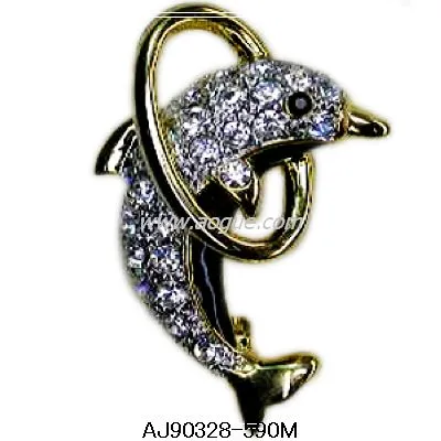 dolpin brooch