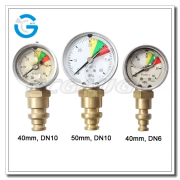 High quality stainless steel case bottom mount mining pressure meter