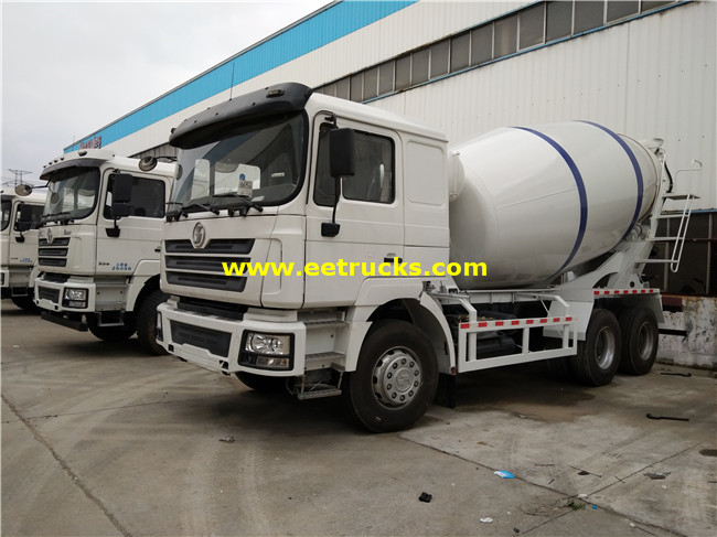 SHACMAN 10 Wheel 6000L Cement Truck Mixers