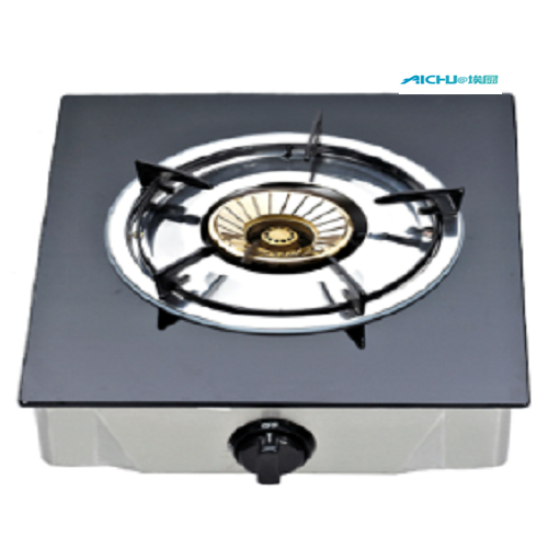 Single Burner Gas Stove With Tempered Glass