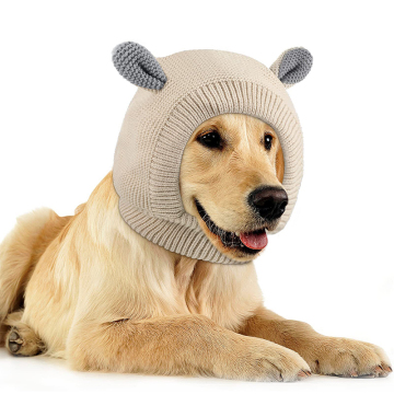 Warm Dog Hood Hat with Anti-Anxiety Relief for Pet Winter Use