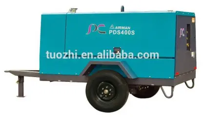Airman PDS400S portable Diesel screw compressor