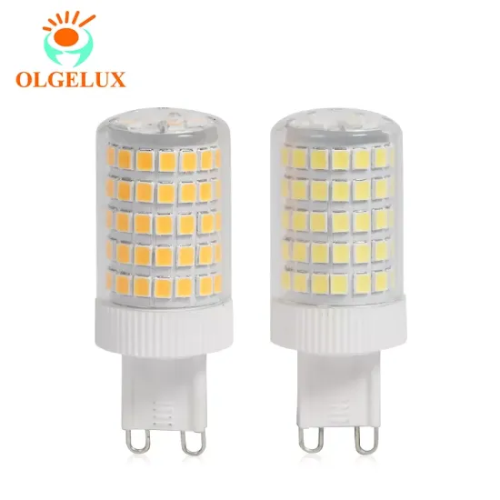 High Lumen 6000K G9 LED Lamps - 8W, 880LM, 220V, Replaces 80W Halogen, No Flicker