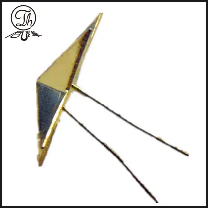 3d Gold star badge clips metal