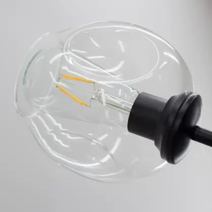 Nordic Blow Glass Pendant Lamp Modern Restaurant Chandelier
