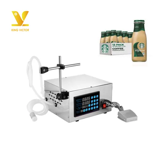 Small Semi-Automatic Digital Control Diaphragm Pump Filling Machine for Coffee, Water, and Juices