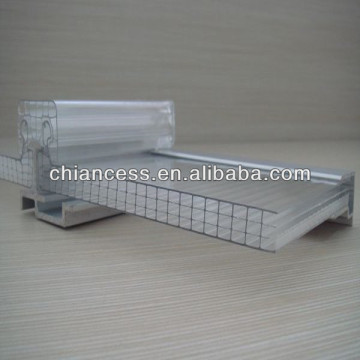 U locked sheet PC Sheet Daylighting 4 laye Polycarbonate roofing tile