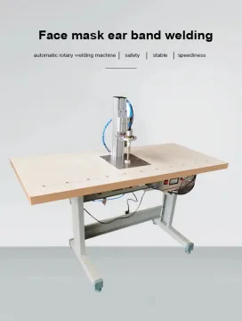 Semi Automat N95 KN95 Mask Earloop Spot Welding Machine Price