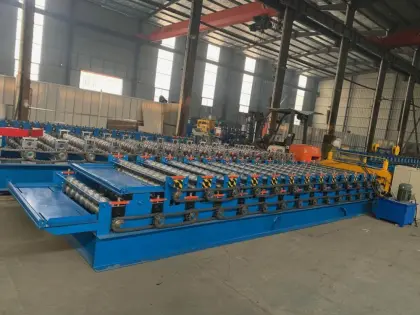 Making Building Material Double roll forming making machine