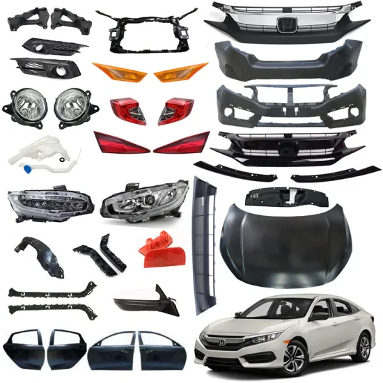 Japanese Auto Plastic Parts for Honda Civic 2016-2019: Bumper, Grill, Tail Light, Headlight and More