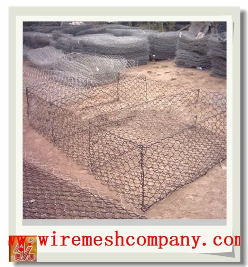 galvanized and pvc coated gabion basket / gabion box /gabion stone basket