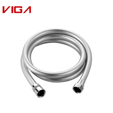 Stainless Steel Double Push Lock Plumbing Shower Inlet Hose