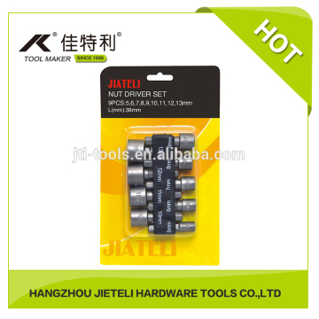 9PCS NON MAGNETIC NUT DRIVER TOOL SET