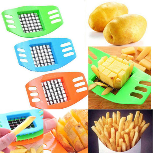 1pc Creative Potato Cutter, Color Random, Vegetable Slicer French Fry Maker