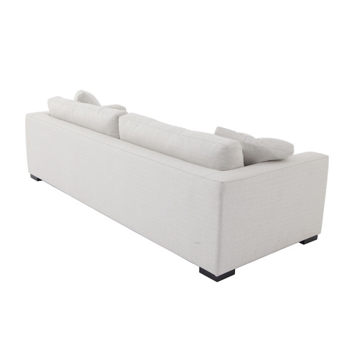 Modern stilig vit tyg soffa design