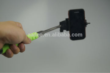 Extendable Self Portrait Selfie Stick Handheld Monopod Wireless Bluetooth Remote Shutter for IOS Android Phones