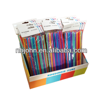 colorful drinking straws straw plastic material