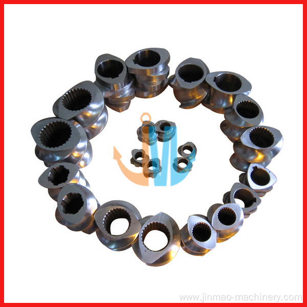 Segment screw and barrel/parallel double screw and barrel(double screw barrel for plastic pelletizing)