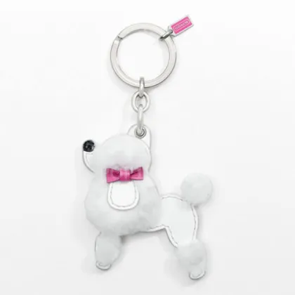 Lovely White Dog Key Chain 1205-K