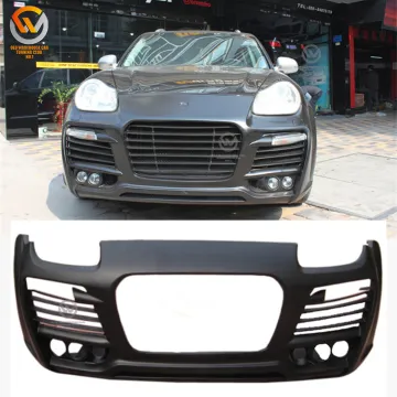 FRP Wide Body Kit for Cayenne 957 TA Front Rear Bumper Side Skirts