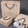 Custom Logo Shopping Kraft Bags mit 1 MOQ
