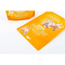 Kundenspezifische Haustier Futter Bag Hund Food gelber Tasche