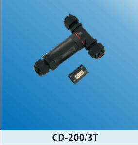 IP68 Waterproof connector 3 poles