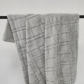 Plaid Jacquard Kaninchenfelldecke