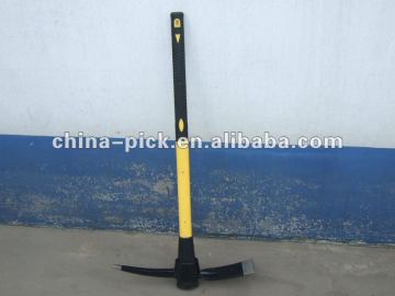 forged steel pickaxe with fiberglass handle P6710