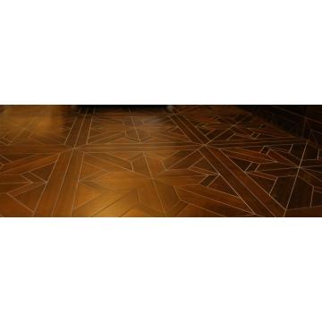 revestimento de piso de parquet de madeira maciça