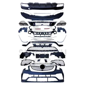 Auto Body Kit for Benz W166 2015-2019: GLE63 AMG Grille, Rear Diffuser, Exhaust Pipes, Car Bumpers