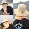 Sombreros de pesca para hombres con cubierta de cara