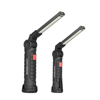 Portable USB Rechargeable Magnetic COB LED Work Light for Car Repair & Emergency