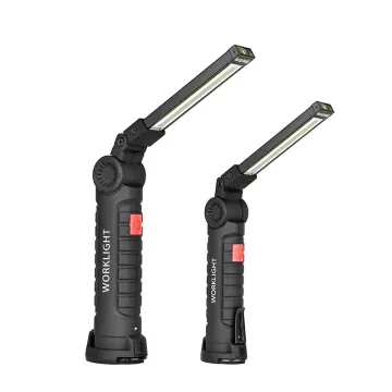 Portable USB Rechargeable Magnetic COB LED Work Light for Car Repair & Emergency