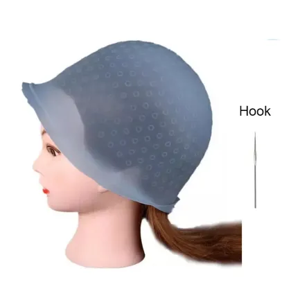 Silicone hair dye dye brightening hood with holes