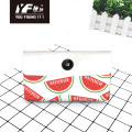 Estilo de frutas de fruta personalizada PU cuero Bag Bag Cosmetic Bag Case y bolso multifuncional