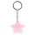 Rose Quartz 30mm Star Pendant Pendant Necklace 45cm Black Cord