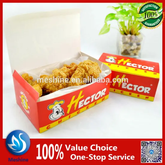 Creative high quality disposable paper fried chicken box