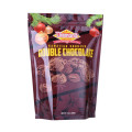 Bolsa de bocadillos negra mate de 250 g 8 oz con cremallera