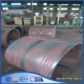 Wear resistant steel loading piping