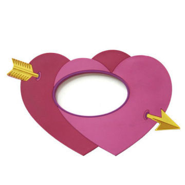 Heart Shape Silicone Small Photo Frame, Promotional Eco-friendly Silicone Picture Frames