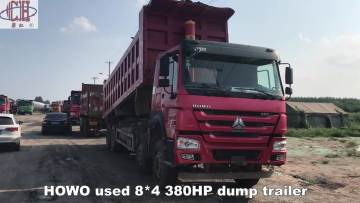 Howo 380hp 8x4 40ton Dump Truck