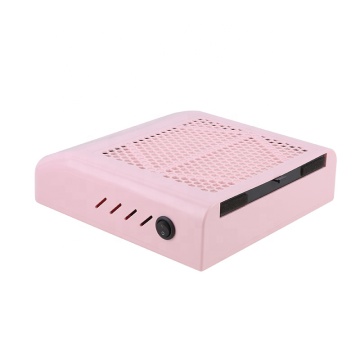 Professional Nail Salon Equipment: 80W Tabletop Nail Dust Collector, Dryer, and Vacuum Cleaner