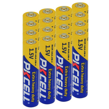 Pkcell Zink Carbon AAA R03P 1,5 V nicht rechzbare Trockenbatterien